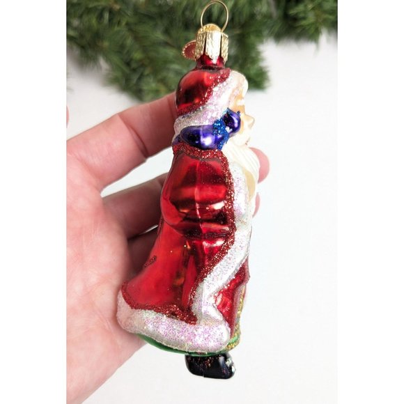 Santa Claus Retired Old World Christmas Ornament - Picture 3 of 5